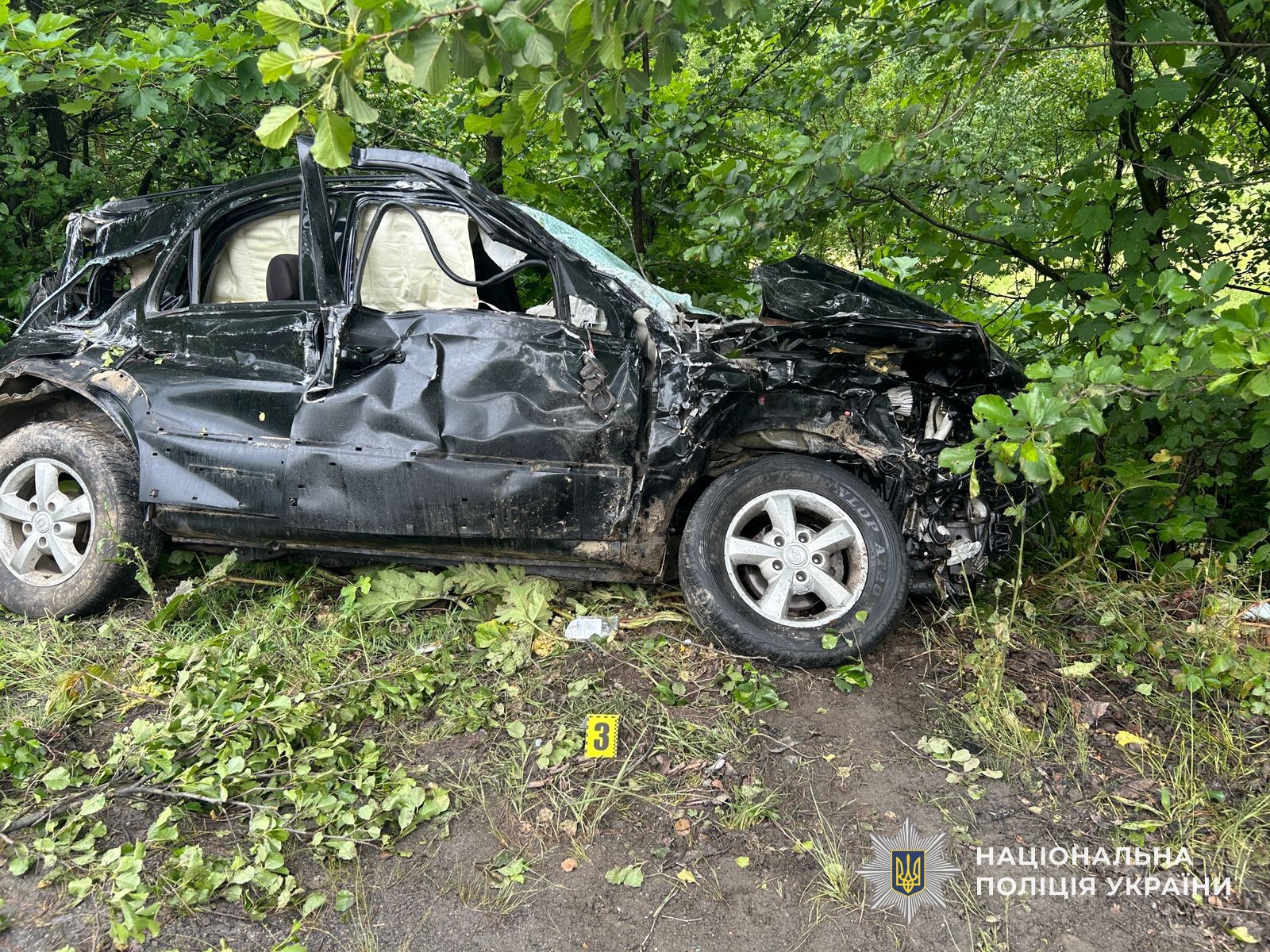 Місце ДТП на Мукачівщині