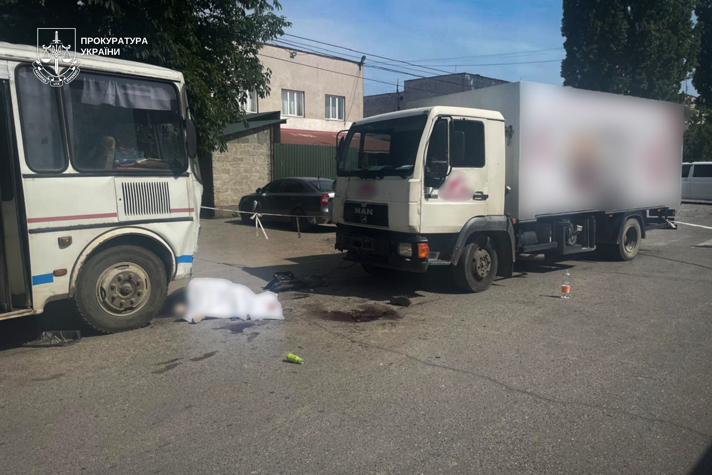Місце ДТП у Виноградові