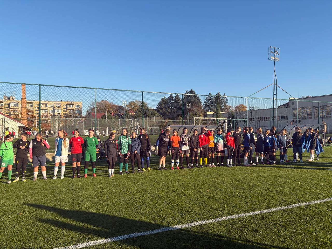 Змагання з футболу серед дівчат в Ужгороді