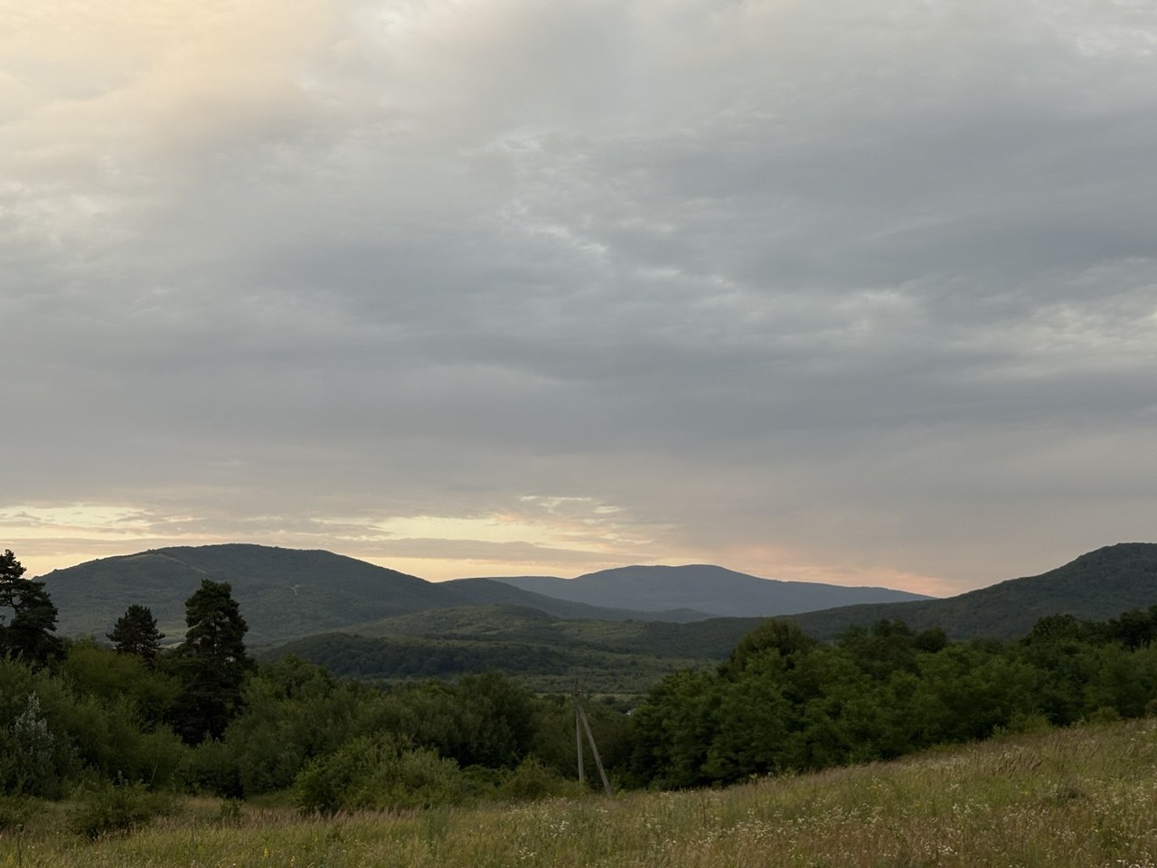 Закарпаття, гори, небо