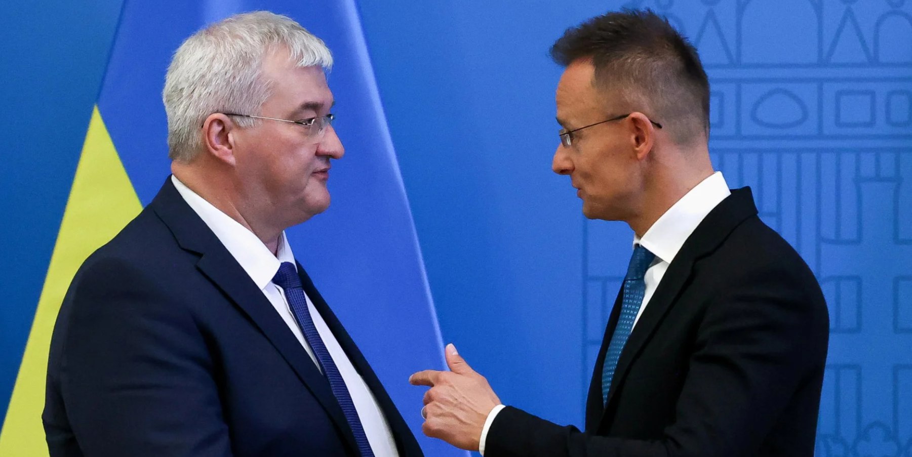 Андрій Сибіга та Петер Сіярто