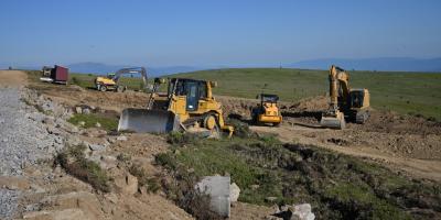Будівництво вітряків на Полонині Руні