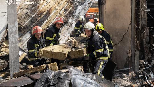 Наслідки обстрілу Полтави, 3 липня