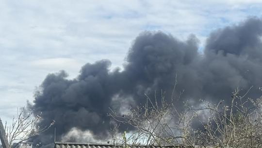 Дим від пожежі