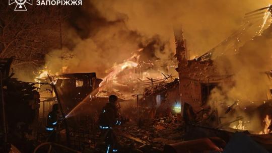 Наслідки російської атаки у Запоріжжі 16 вересня