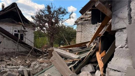 Наслідки російської атаки у Запоріжжі та області