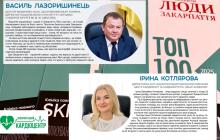 Закарпатські кардіологи, рейтинг «ТОП-100. Впливові люди Закарпаття»