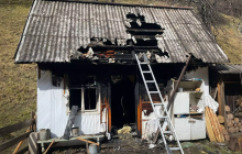 Пожежа у будинку в селі Видричка