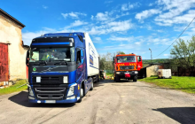 Пожежа у вантажівці