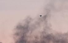 Ворожий безпілотник у небі