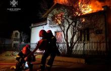 Фото з місця пожежі музею Шухевича у Львові 