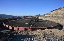 Фундамент вітряка на Руні