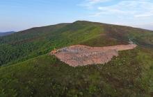 Полонина Руна, будівництво ВЕС