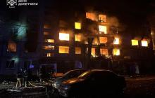 Пожежа внаслідок російської атаки у Добропіллі