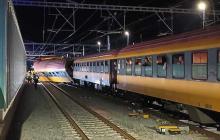 Потяг за напрямком Прага - Чоп після аварії