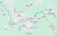 Кордон між Україною та Румунією на мапі 