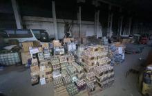 Понад 12 тис літрів алкоголю зберігалося на складах