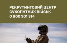 Координати рекрутингового центру Сухопутних військ 