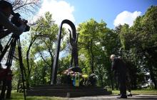 Пам’ятник закарпатським ліквідаторам аварії в Ужгороді 