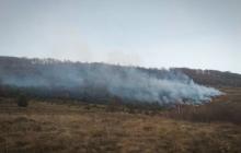 Загоряння сухої трави