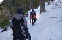 Врятований сноубордист