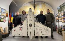 Дрон-імітатор у музеї