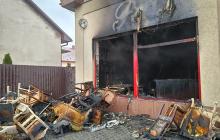 Пожежа у меблевому магазині в Мукачеві