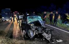 Наслідки ДТП у селі Залужжя на Мукачівщині