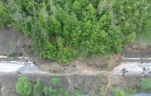 Зсув ґрунту на Рахівщині