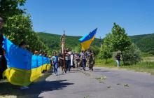 Прощання з військовим Олександром Лацком