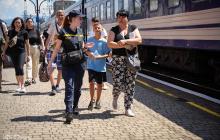 Прибуття евакуаційного поїзда