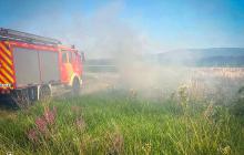 Загоряння сухої трави