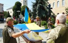 Прощання з воїном Олегом Рабчуком