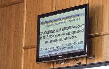 Результати голосування депутатів