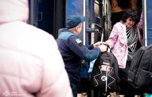 Прибуття евакуаційного поїзда із Дніпропетровщини