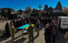 Прощання із захисником Тіберієм Полянським