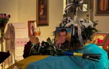 Прощання з воїном Романом Погребняком