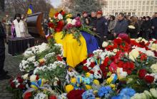 Прощання з полеглим поліцейським Юрієм Василиженком