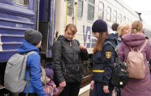 Прибуття евакуаційного поїзда до Мукачева