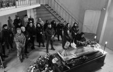 Прощання із захисником Володимиром Луканинцем