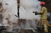 Пожежа на дачі у Горянах, Ужгород