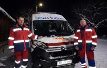 Фельдшер Олег Кадар та Віктор Мерзляк