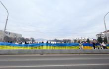 Ланцюг національної єдності у Мукачеві
