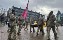 Прощання з військовим Павлом Гриньком