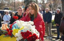 Прощання із воїном Микитою Шельдяєвим в Ужгороді