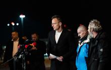 Петер Сіярто, звільнені з російського полону військові