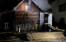 Загоряння у літній кухні в селі Нижня Апша