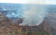 Спалахнув сухостій біля села Вовково на Ужгородщині