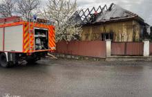 Будинок після пожежі у селі Онок