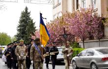 Прощання із воїном Віталієм Бичаком в Ужгороді